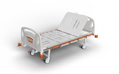 3 Adjustments Manual Bed with Foldable Legs