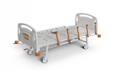 3 Adjustments Manual Bed with Foldable Legs