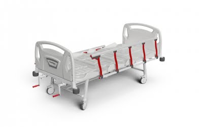 3 Adjustments Manual Bed with Foldable Legs and ABS Surface