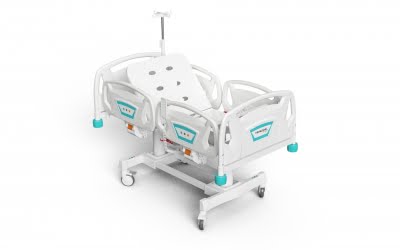 2 Motorized Pediatric Bed with PP Boards