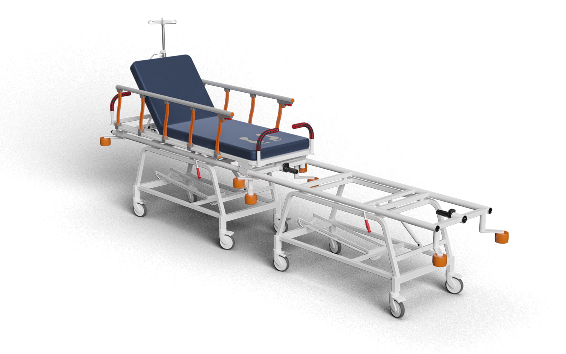 Transfer Stretcher with Trendelenburg