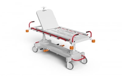 Emergency Stretcher with Hydraulic Height Adjustment