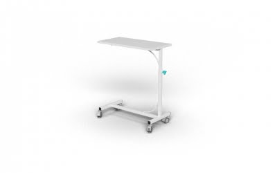 Basic Model MDF Overbed Table with Manual Height Adjustment